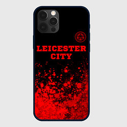 Чехол для iPhone 12 Pro Max Leicester City - red gradient посередине, цвет: 3D-черный