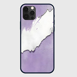 Чехол для iPhone 12 Pro Max Штукатурка и лавандовая краска, цвет: 3D-черный