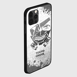 Чехол для iPhone 12 Pro Max Tokyo Ghoul - white gradient, цвет: 3D-черный — фото 2