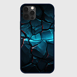 Чехол для iPhone 12 Pro Max Каменная стена текстура, цвет: 3D-черный