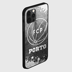 Чехол для iPhone 12 Pro Max Porto - grey gradient, цвет: 3D-черный — фото 2