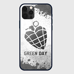 Чехол для iPhone 12 Pro Max Green Day - white gradient, цвет: 3D-черный