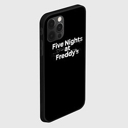 Чехол для iPhone 12 Pro Max Friday Night Funkin logo, цвет: 3D-черный — фото 2