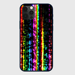 Чехол для iPhone 12 Pro Max Marshmello градиент, цвет: 3D-черный