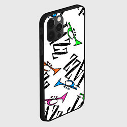 Чехол для iPhone 12 Pro Max Just jazz in color, цвет: 3D-черный — фото 2