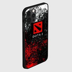 Чехол для iPhone 12 Pro Max Dota 2 брызги красок, цвет: 3D-черный — фото 2