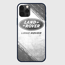 Чехол для iPhone 12 Pro Max Land Rover - white gradient, цвет: 3D-черный