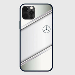 Чехол для iPhone 12 Pro Max Mercedes benz metalic collection, цвет: 3D-черный