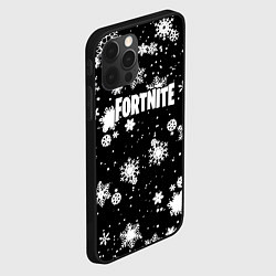 Чехол для iPhone 12 Pro Max Fortnite winter snow, цвет: 3D-черный — фото 2