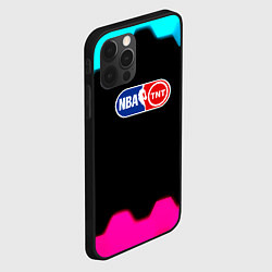 Чехол для iPhone 12 Pro Max NBA текстура соты, цвет: 3D-черный — фото 2