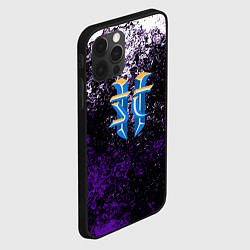 Чехол для iPhone 12 Pro Max Starcraft брызги красок, цвет: 3D-черный — фото 2
