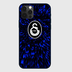 Чехол для iPhone 12 Pro Max Galatasaray blue energy, цвет: 3D-черный