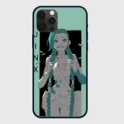 Чехол для iPhone 12 Pro Max Джинкс из Аркейн, цвет: 3D-черный