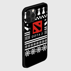 Чехол для iPhone 12 Pro Max Dota pattern game, цвет: 3D-черный — фото 2