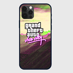 Чехол для iPhone 12 Pro Max Vice city glitch, цвет: 3D-черный