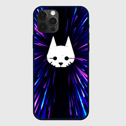 Чехол для iPhone 12 Pro Max Stray neon energy, цвет: 3D-черный