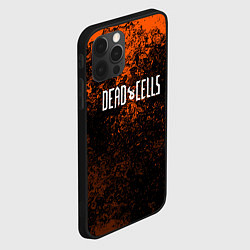 Чехол для iPhone 12 Pro Max Dead Cells брызги красок текстура, цвет: 3D-черный — фото 2