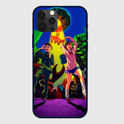 Чехол для iPhone 12 Pro Max Dandadan: Момо и Кэн, цвет: 3D-черный