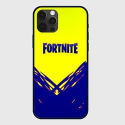 Чехол для iPhone 12 Pro Max Fortnite краски абстракция, цвет: 3D-черный