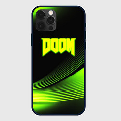 Чехол для iPhone 12 Pro Max Doom абстракция кислотная, цвет: 3D-черный