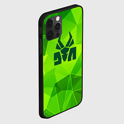 Чехол для iPhone 12 Pro Max Die Antwoord green poly, цвет: 3D-черный — фото 2