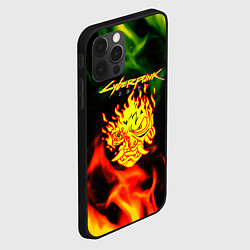 Чехол для iPhone 12 Pro Max Cyberpunk 2077 fere steel, цвет: 3D-черный — фото 2