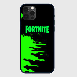 Чехол для iPhone 12 Pro Max Fortnite краски звезды, цвет: 3D-черный