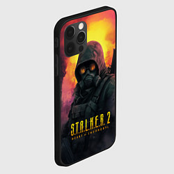 Чехол для iPhone 12 Pro Max Stalker 2 радиоактивный дым, цвет: 3D-черный — фото 2