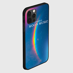 Чехол для iPhone 12 Pro Max Moon music Coldplay, цвет: 3D-черный — фото 2