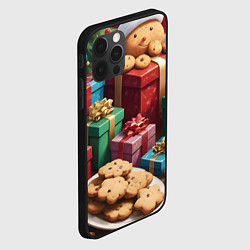 Чехол для iPhone 12 Pro Max Рождественское печенье, цвет: 3D-черный — фото 2