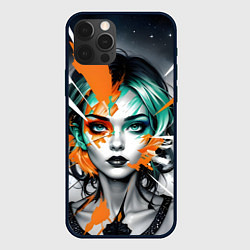 Чехол для iPhone 12 Pro Max Динамичный портрет, цвет: 3D-черный