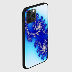 Чехол для iPhone 12 Pro Max Психоделика холодный узоры, цвет: 3D-черный — фото 2