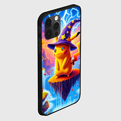 Чехол для iPhone 12 Pro Max Pikachu in a stargazers hat, цвет: 3D-черный — фото 2