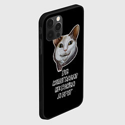 Чехол для iPhone 12 Pro Max Кот Бу не бойся, цвет: 3D-черный — фото 2