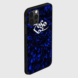 Чехол для iPhone 12 Pro Max Led Zeppelin blue energy, цвет: 3D-черный — фото 2