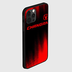 Чехол для iPhone 12 Pro Max Changan - red gradient посередине, цвет: 3D-черный — фото 2