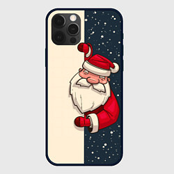 Чехол для iPhone 12 Pro Max Дед Мороз, цвет: 3D-черный