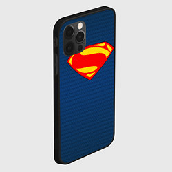 Чехол для iPhone 12 Pro Max Человек из стали - Супермен, цвет: 3D-черный — фото 2
