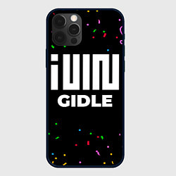 Чехол для iPhone 12 Pro Max Gidle конфети, цвет: 3D-черный