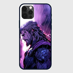 Чехол для iPhone 12 Pro Max Thor - Neon rain, цвет: 3D-черный