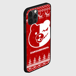 Чехол для iPhone 12 Pro Max Новогодний Danganronpa с оленями, цвет: 3D-черный — фото 2