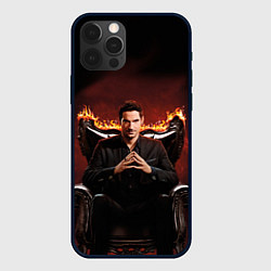 Чехол iPhone 12 Pro Max Люцифер на стуле
