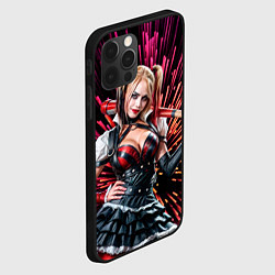 Чехол для iPhone 12 Pro Max Harley Quinn, цвет: 3D-черный — фото 2
