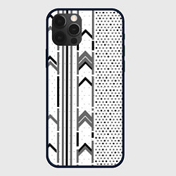 Чехол для iPhone 12 Pro Max Закулисье чёрно-белое, цвет: 3D-черный