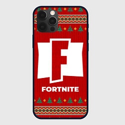 Чехол для iPhone 12 Pro Max Fortnite new year, цвет: 3D-черный