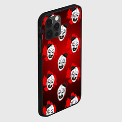 Чехол для iPhone 12 Pro Max Funny clown Art in blood, цвет: 3D-черный — фото 2