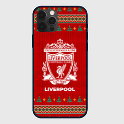 Чехол для iPhone 12 Pro Max Liverpool new year, цвет: 3D-черный