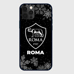 Чехол для iPhone 12 Pro Max Снежный Roma, цвет: 3D-черный