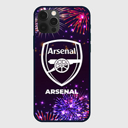 Чехол для iPhone 12 Pro Max Праздничный Arsenal, цвет: 3D-черный