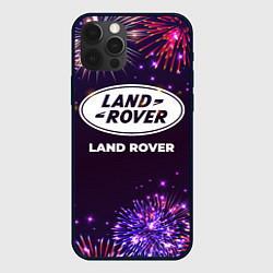 Чехол для iPhone 12 Pro Max Праздничный Land Rover, цвет: 3D-черный